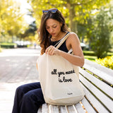 Tote Bag All You Need Is Love Fisura