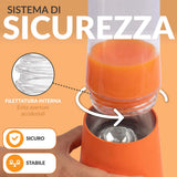Lava Lamp Satinata Arancione Fisura