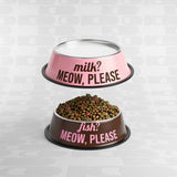 Set Ciotole Gatto Meow Please Fisura