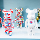 MEDICOM TOY - 400% & 100% BEARBRICK SET - KEITH HARING #09 DANCING DOGS