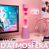 Lava Lamp LED Tower Rosa – Fisura