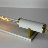 Elements Lighting – Supporto per tubo luminoso MITT in marmo bianco