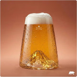 Bicchiere Long Drink Topografico  Mount Fuji