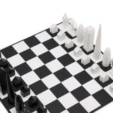 Set di scacchi Skyline Chess "The London City Edition" con scacchiera in cartone