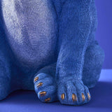 Figura decorativa cane Werns Molly Bulldog Francese blu con collare