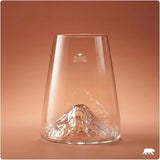 Bicchiere Long Drink Topografico  Mount Fuji