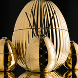 Diffusore mikado Ladenac “Uovo Oro e Cristalli” in ceramica – 250 ml