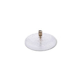 Lampada ad Olio Disc in Vetro Martellato e Ottone M - Peri Living