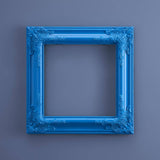 Cornice barocca Werns blu