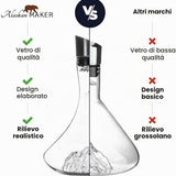 Decanter da Vino Topografico, Monte Bianco - Alaskan Maker