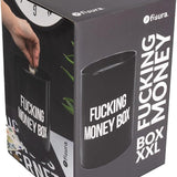 Salvadanaio in Metallo Nero "Fucking Money Box" – Fisura