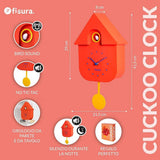 Orologio Cucù Rosso Pantone Fisura