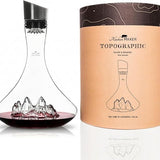 Decanter da Vino Topografico – Tre Cime di Lavaredo - Alaskan Maker